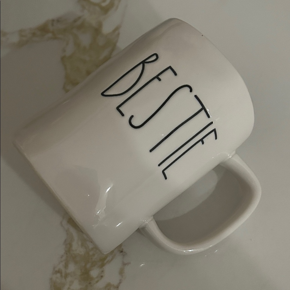 Rae Dunn Cream 'Bestie' Mug